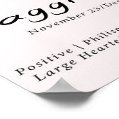 Sagittarius Zodiac Art Owner Geschenk | Niedliches Poster (Ecke)