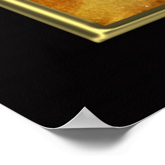 Sagittarius Zodiac Astrologie Design Poster (Ecke)