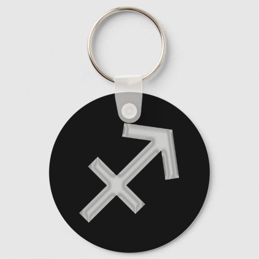 Sagittarius Zodiac Astrologie Schlüsselanhänger (Vorderseite)