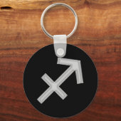 Sagittarius Zodiac Astrologie Schlüsselanhänger (Vorderseite)