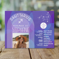 Sagittarius Zodiac Astrologie Signatur Foto Geburt