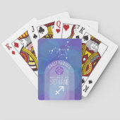 Sagittarius Zodiac Astrologie Signatur Foto Geburt Spielkarten (Rückseite)