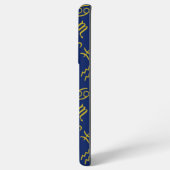 Sagittarius Zodiac+Astrologie Symbole Ptn Gld+Blue Samsung Galaxy Hülle (Rückseite (Horizontal))