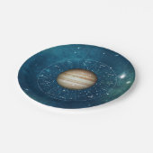 Sagittarius Zodiac Astrologie Zeichen - Planet Jup Pappteller (Schrägansicht)