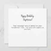 Sagittarius Zodiac Astrology Celestial Birthday Karte (Rückseite)