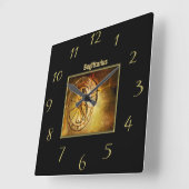 Sagittarius  Zodiac Astrology design Horoscope Quadratische Wanduhr (Winkel)