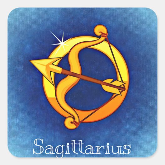 sagittarius zodiac Aufkleber (Vorderseite)