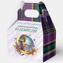 Sagittarius Zodiac Baby Shower 5"w x 3"l x 6.5"h Geschenkschachtel