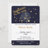 Sagittarius zodiac Baby Shower Einladung (Vorderseite)