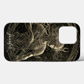 Sagittarius zodiac Black Gold Case-Mate iPhone Hülle (Rückseite (Horizontal))