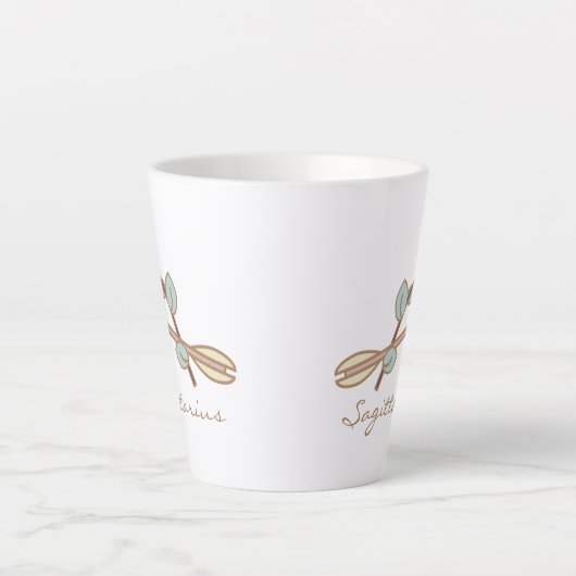 Sagittarius Zodiac Boho Tasse (Vorderseite)