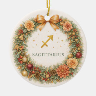 Sagittarius Zodiac Christmas Ornament – Woodland W