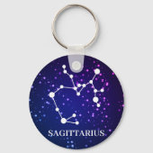 Sagittarius Zodiac Constellation Design Schlüsselanhänger (Vorderseite)
