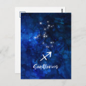 Sagittarius Zodiac Constellation Galaxy Celestial Postkarte (Vorne/Hinten)