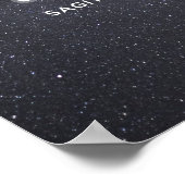 Sagittarius Zodiac Constellation Poster (Ecke)