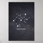 Sagittarius Zodiac Constellation Poster (Vorne)