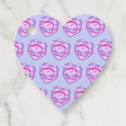 Sagittarius Zodiac Coquette Heart Birthday Cake Geschenkanhänger