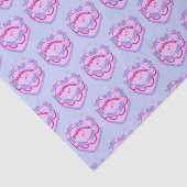 Sagittarius Zodiac Coquette Heart Birthday Cake Seidenpapier (Ausschnitt)