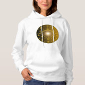 Sagittarius Zodiac Emblem Minimal Celestial Symbol Hoodie (Vorderseite)