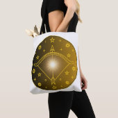 Sagittarius Zodiac Emblem Minimal Celestial Symbol Tasche (Von Nahem)