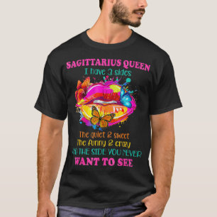 Sagittarius zodiac Farbiges Horoskop dec november T-Shirt