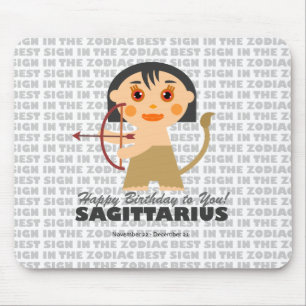 Sagittarius Zodiac für Kinder Mousepad