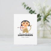 Sagittarius Zodiac für Kinder Postkarte (Stehend Vorderseite)