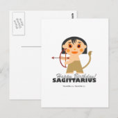 Sagittarius Zodiac für Kinder Postkarte (Vorne/Hinten)