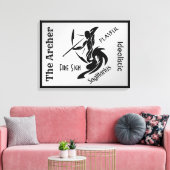 Sagittarius Zodiac Gerahmt Leinwanddruck (Insitu (Wohnzimmer))