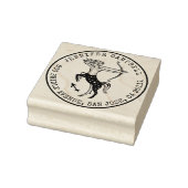 Sagittarius Zodiac Hand gezeichnet | RÜCKSENDEADRE Gummistempel (Stempel)