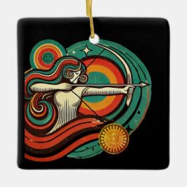 Sagittarius Zodiac Holiday Ornament Personalisiert
