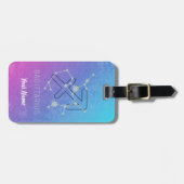 Sagittarius Zodiac Horoscope Star Constellation Gepäckanhänger (Vorderseite horizontal)