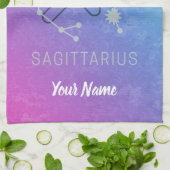 Sagittarius Zodiac Horoscope Star Constellation Geschirrtuch (Gefaltet)