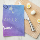 Sagittarius Zodiac Horoscope Star Constellation Geschirrtuch (Viertel Falte)