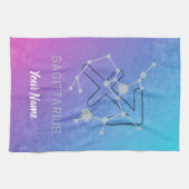 Sagittarius Zodiac Horoscope Star Constellation Geschirrtuch (Horizontal)