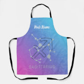 Sagittarius Zodiac Horoscope Star Constellation Schürze (Vorderseite)