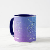 Sagittarius Zodiac Horoscope Star Constellation Tasse (Vorderseite Links)