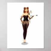 Sagittarius Zodiac Illustration – Hand Drawn Poster (Vorne)