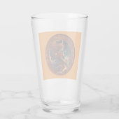 Sagittarius Zodiac individuell anpassbarer Bier Glas (Rückseite)