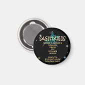 Sagittarius zodiac magnet (Vorderseite/Rückseite)