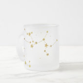 Sagittarius Zodiac Mattierte Bier-Tasse Mattglastasse (Vorderseite Links)