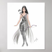 Sagittarius, zodiac, Modeskizze, Poster (Vorne)