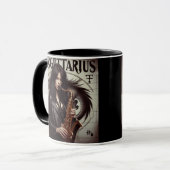 Sagittarius Zodiac Musician Saxophon Tasse (Vorderseite Links)