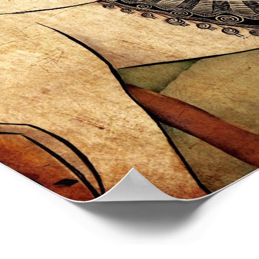 Sagittarius Zodiac Poster (Ecke)