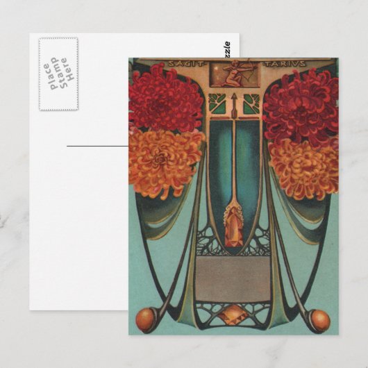 Sagittarius - Zodiac Postkarte (Vorne/Hinten)