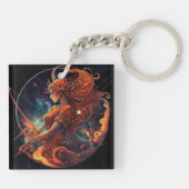 Sagittarius Zodiac Schlüsselanhänger (Rückseite)