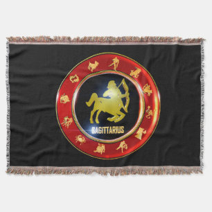 Sagittarius Zodiac Sign Astrologie Decke