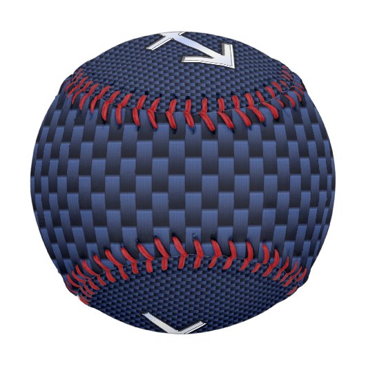 Sagittarius Zodiac Sign auf Navy Carbon Fibre Prin Baseball (Rückseite)