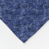 Sagittarius Zodiac Sign auf Navy Digital Camouflag Fleecedecke (Ecke)