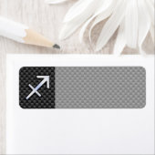 Sagittarius Zodiac Sign Black Carbon Fibre Print (Insitu)